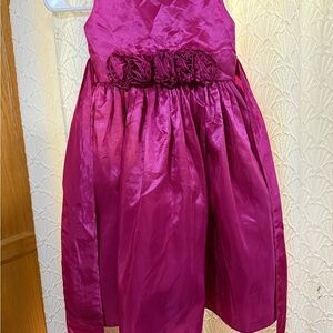 Sweet kids girls formal Pink Halter Sundress for Wedding Guest, special occasion